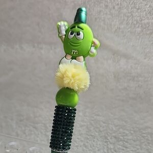 Green M&M Kids Hair Accessory